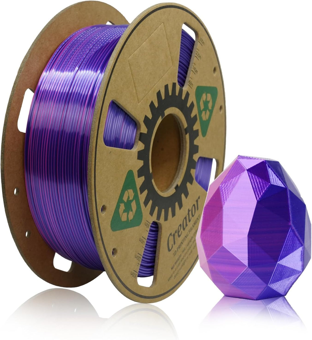 3D Printer with 1KG Silk PLA Blue and Rose B553877