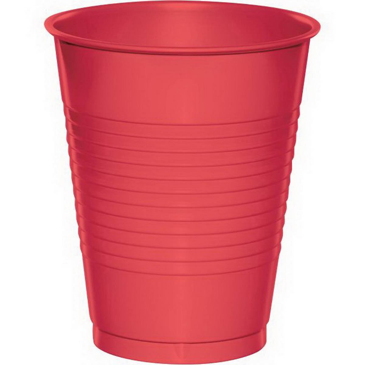 16 oz Plastic Cups Coral T96507