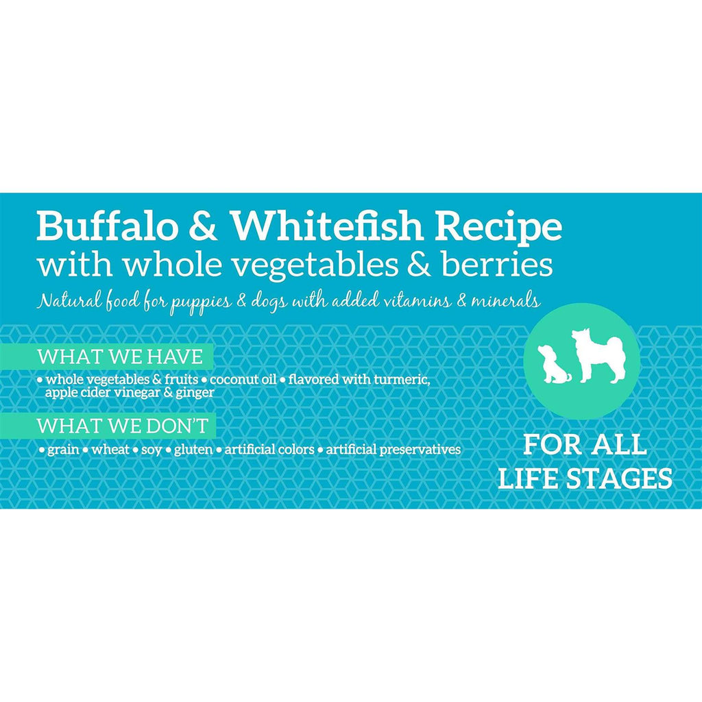 Grain Free Buffalo & Whitefish Dry Dog Food S1113