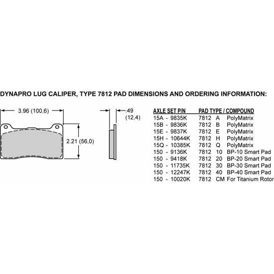 Caliper-Dynapro, 5.25 inch Mt. W97010