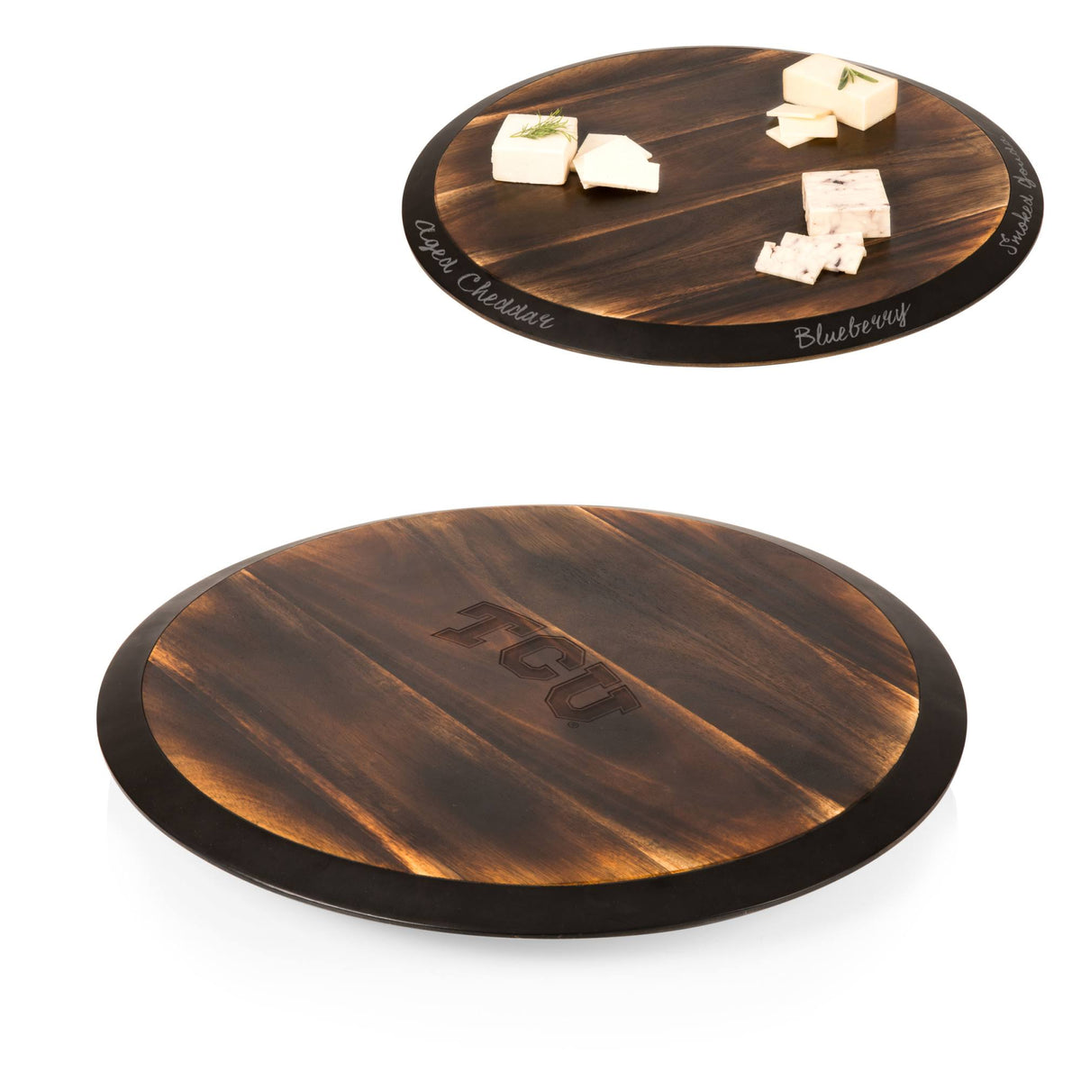 Acacia Wood Lazy Susan Serving Tray E901498