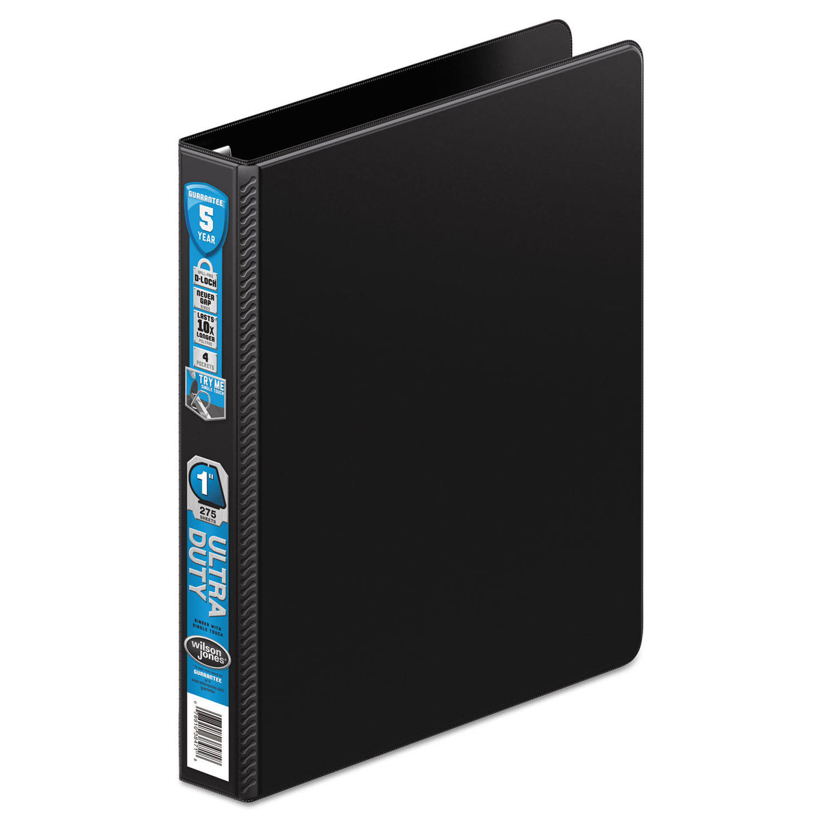 Black 1" D-Ring Binder 12 Pack T619363