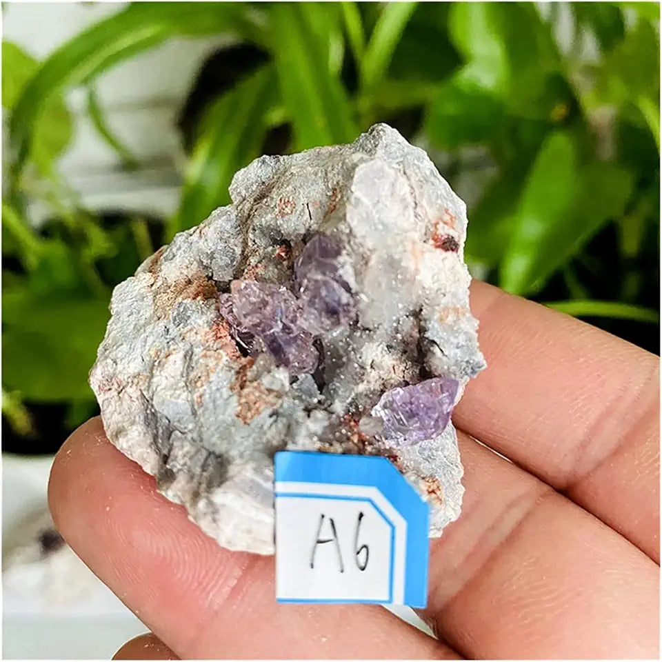 Natural Amethyst Rough Stone Mineral Specimen 43g E191020