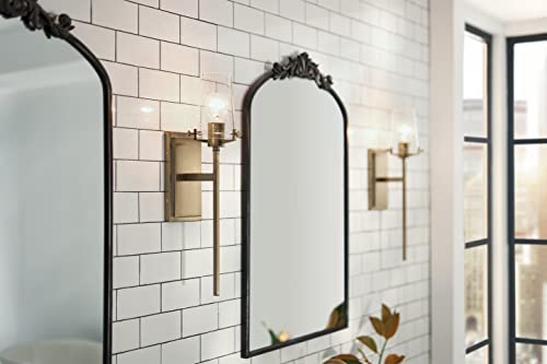 1 Light Wall Sconce with Clear Seeded Glass in Champagne Bronze K999