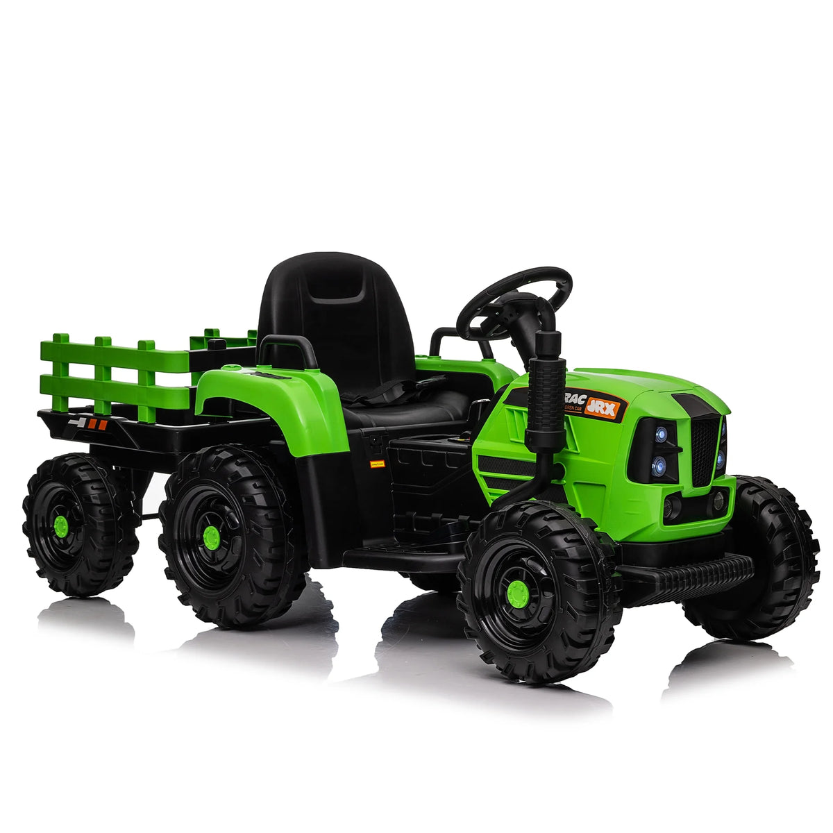 12V Ride-On Tractor with Trailer with Remote Control Q9526
