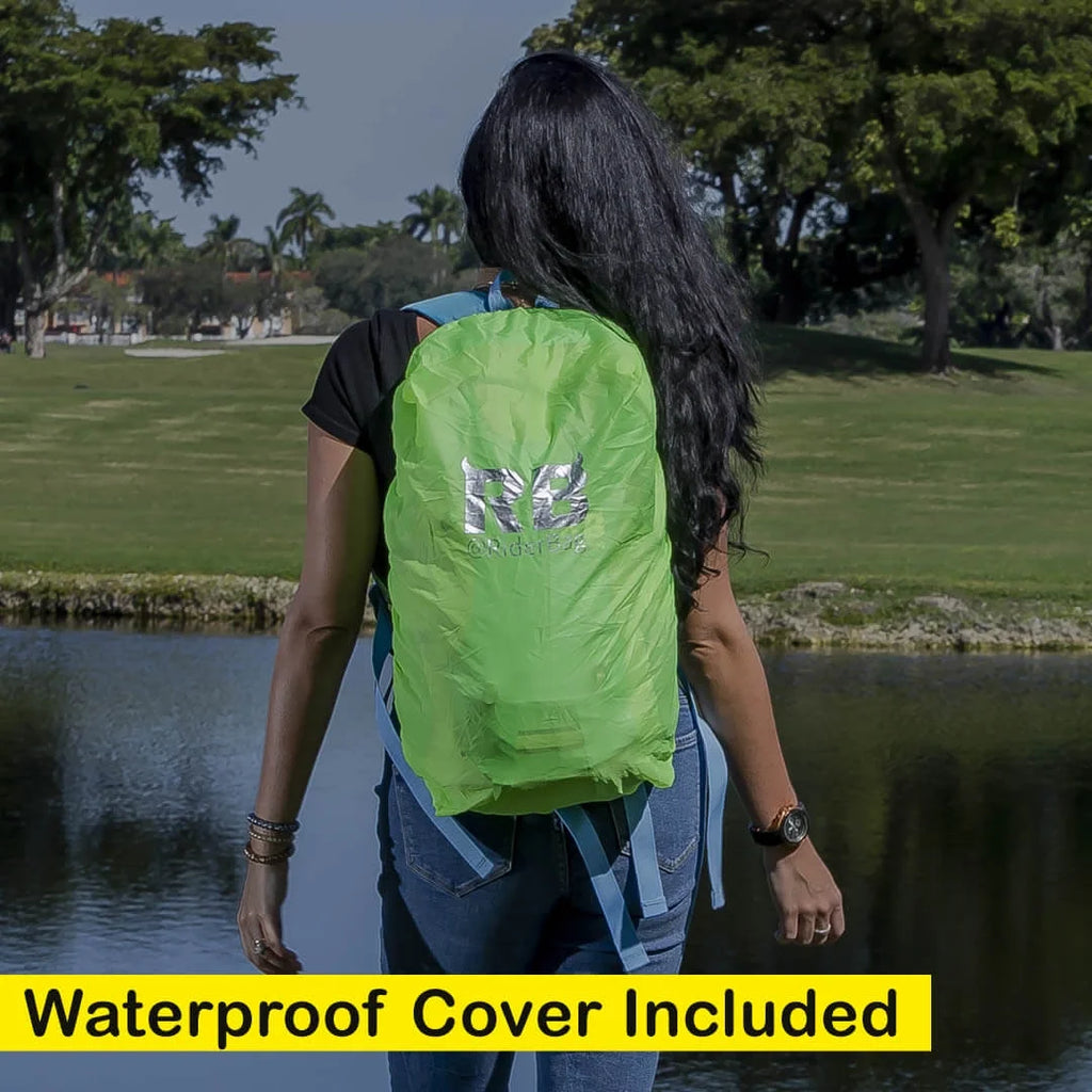 Hi Vis Green Reflective Bike Backpack Q150