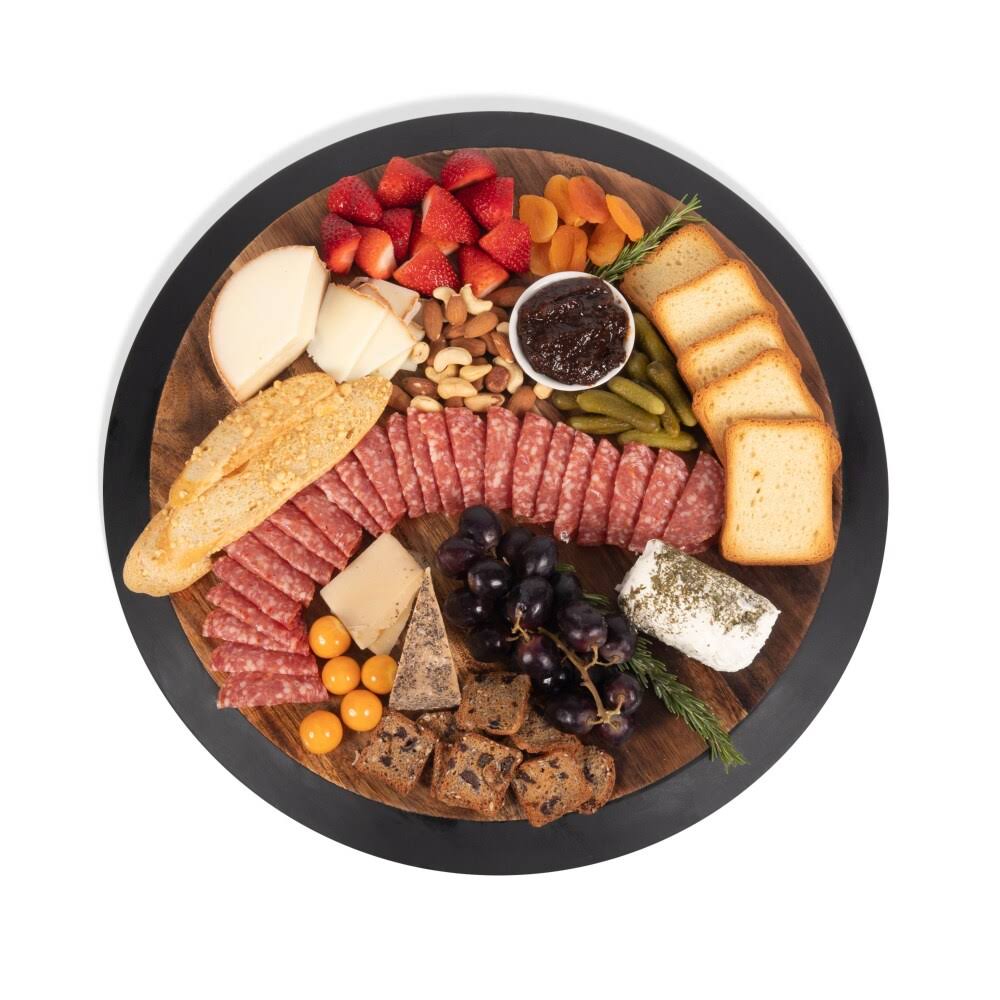 Acacia Wood Lazy Susan Serving Tray E901498
