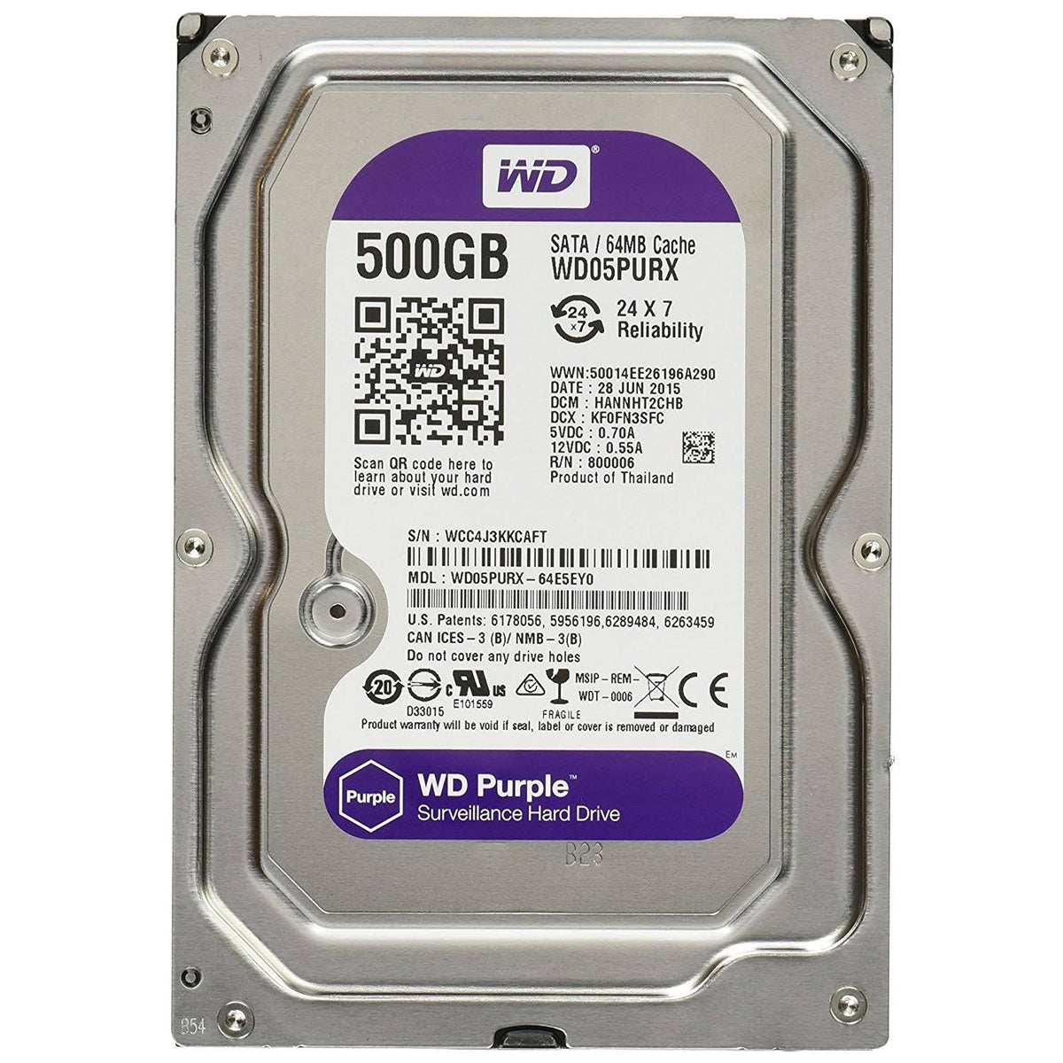 500GB SATA Internal Hard Drive R655440