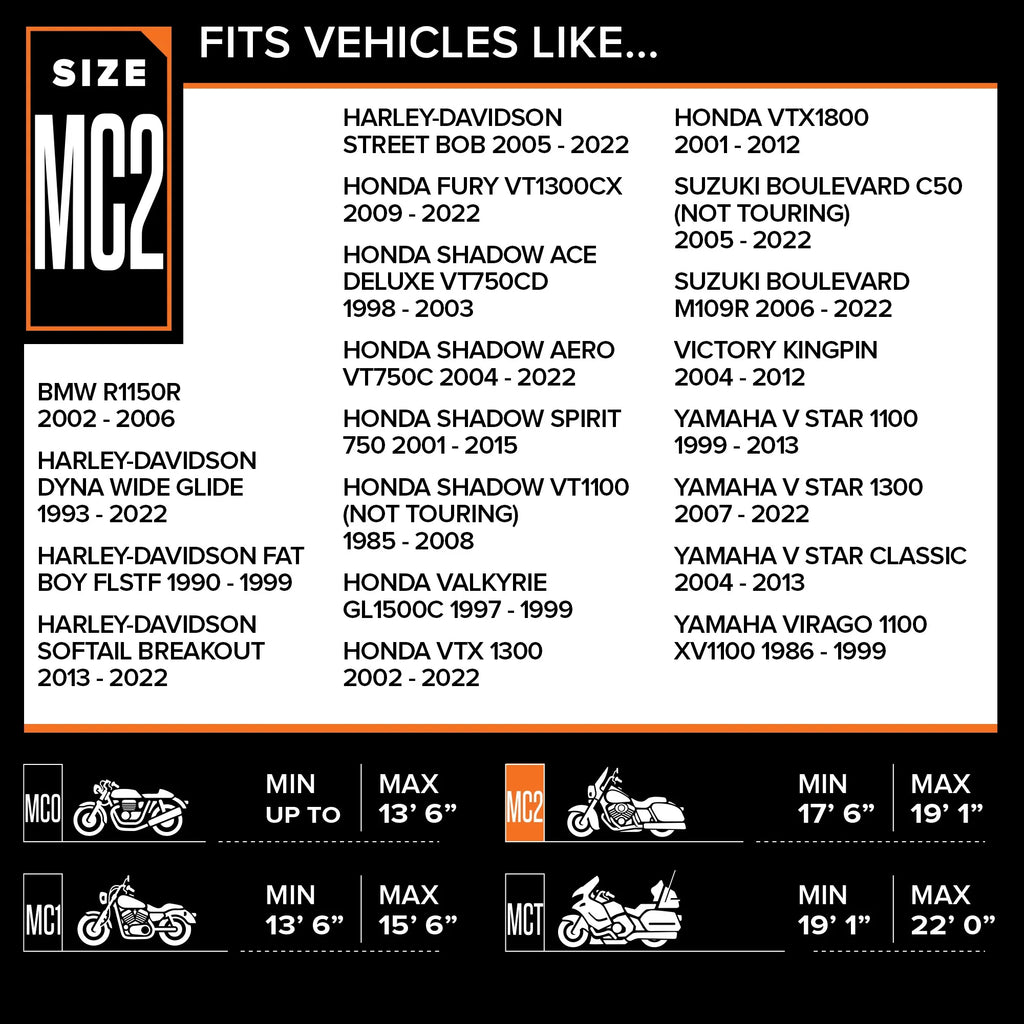 Gray Waterproof Motorcycle Cover M837