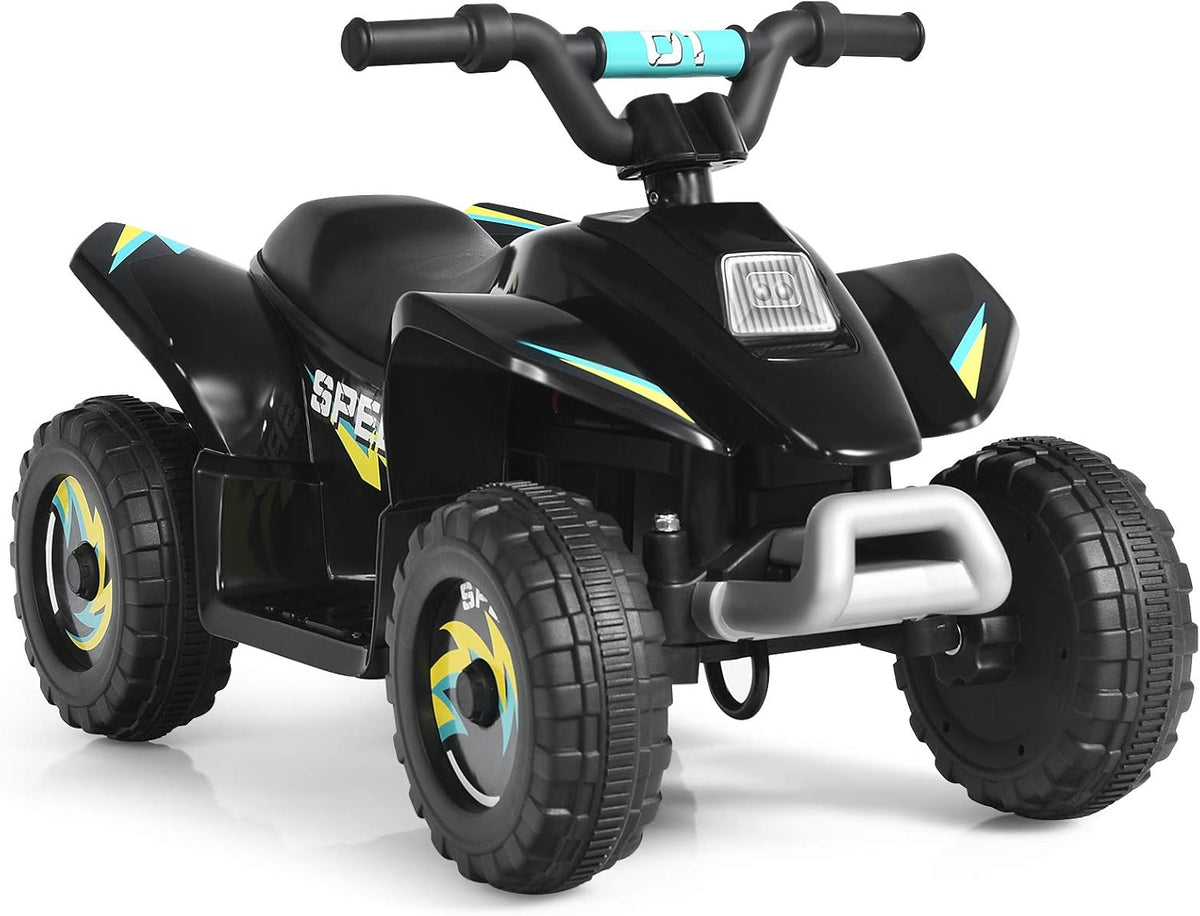 6V Battery Powered Electric Quad ATV (White) E525894