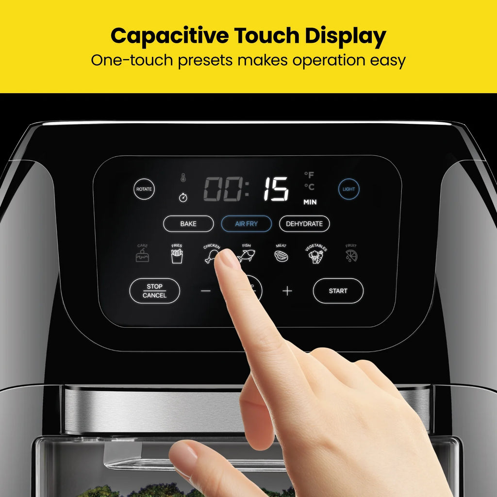 10L Black Digital Air Fryer Oven W63970