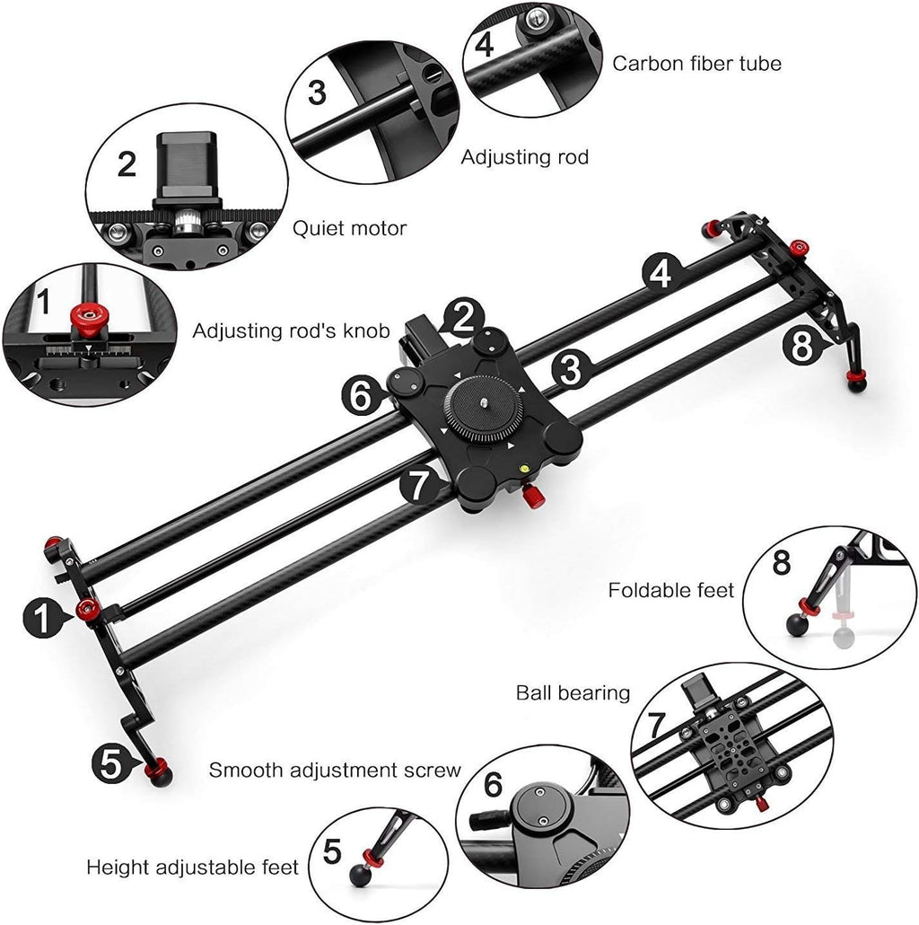31 80cm Camera Slider Rail System C640