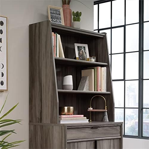 29.4 Wooden Library Hutch in Jet Acacia F129