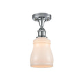 Brushed Satin Nickel 1 Light Semi-Flush Mount R8410