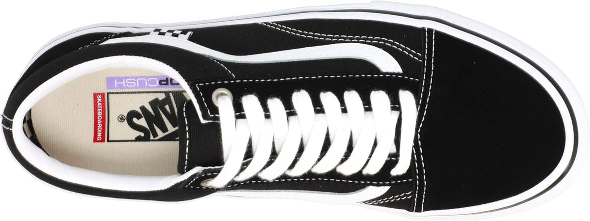 Black/White Skate Sneaker, Size 8.5 Q15280