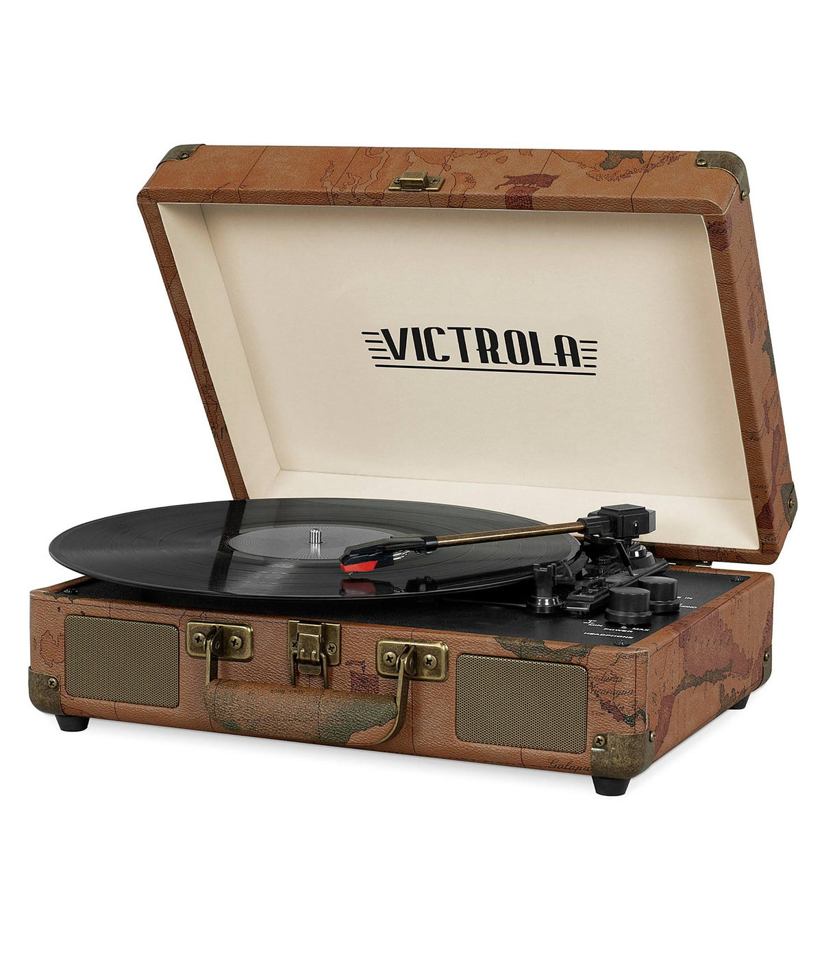 Bluetooth Suitcase Record Player with 3-Speed Turntable Q359165