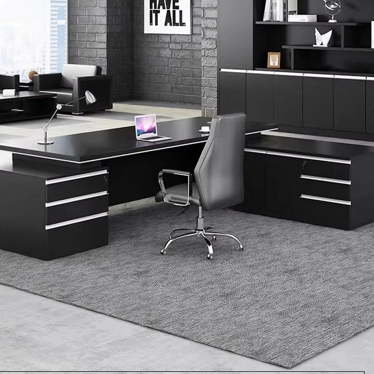 Corner Computer Desk with Storage C7284