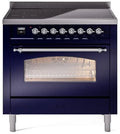 36 Induction Range with Electric Oven in Blue J632603