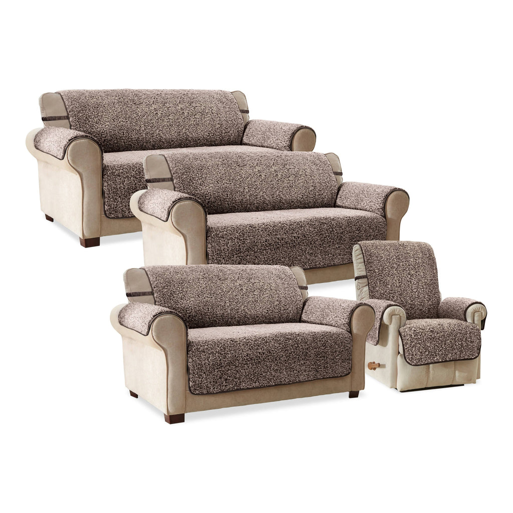 Grey Sherpa XL Sofa Furniture Cover S1853