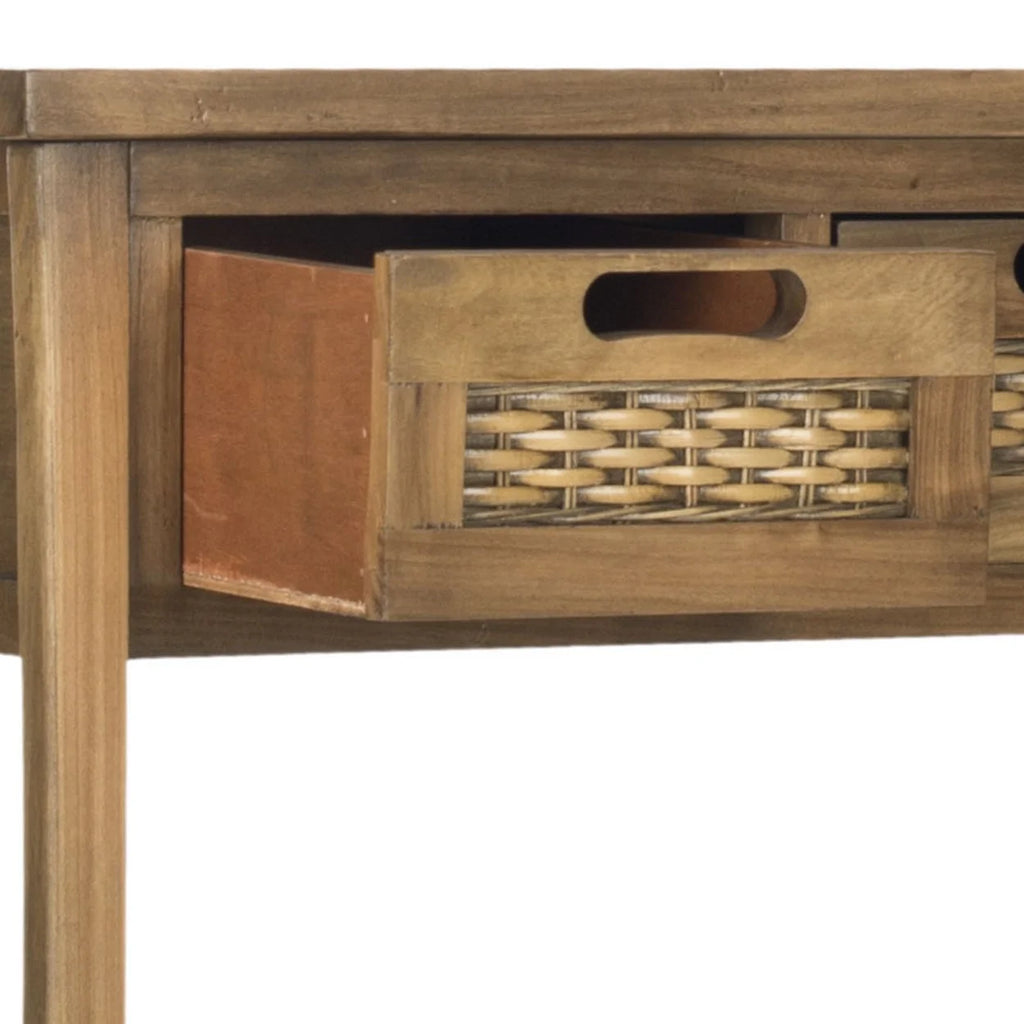 3 Drawer Oak Storage Console S10255