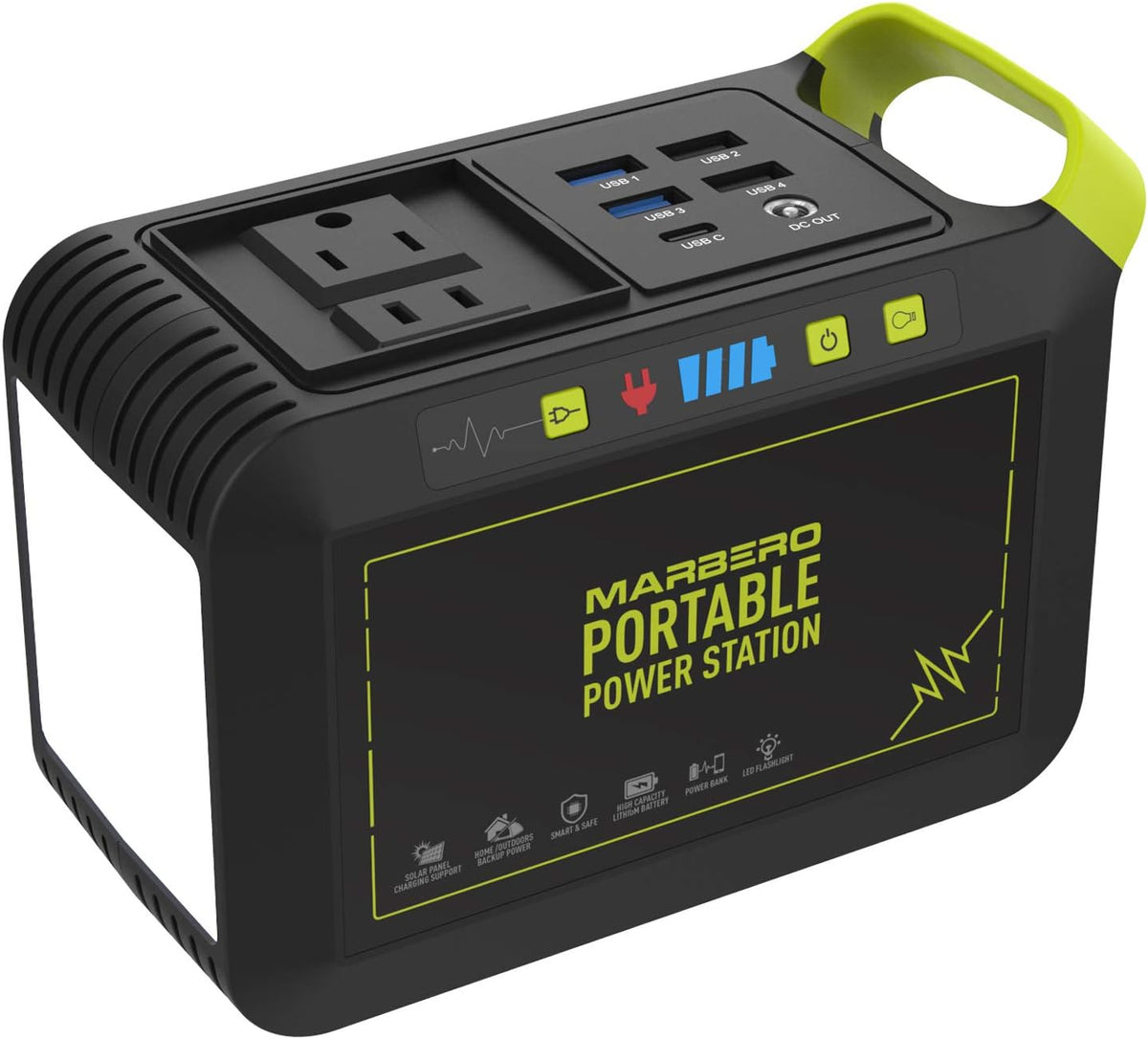 88Wh Portable Power Station with 110V AC Outlet D211731