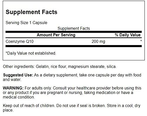 200 mg 90 Capsules CoQ10 Supplement H6755