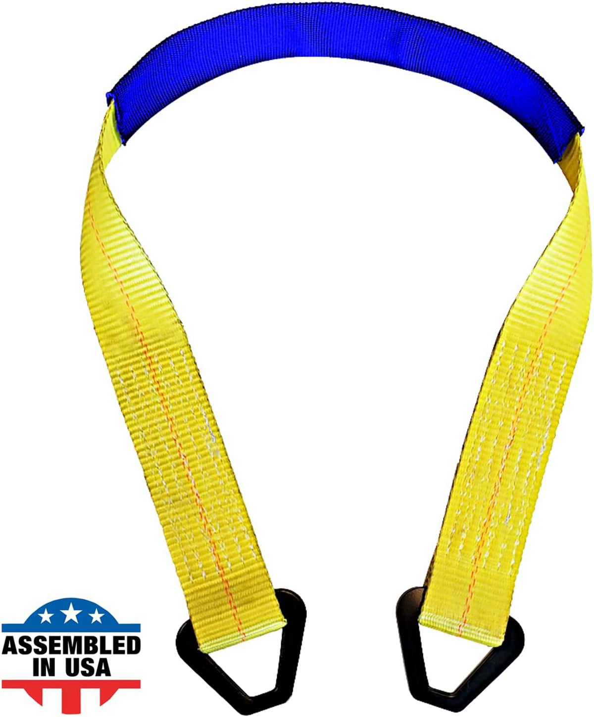Black Motorcycle Tie Down Axle Straps with Protective Sleeve 12 PK R84731