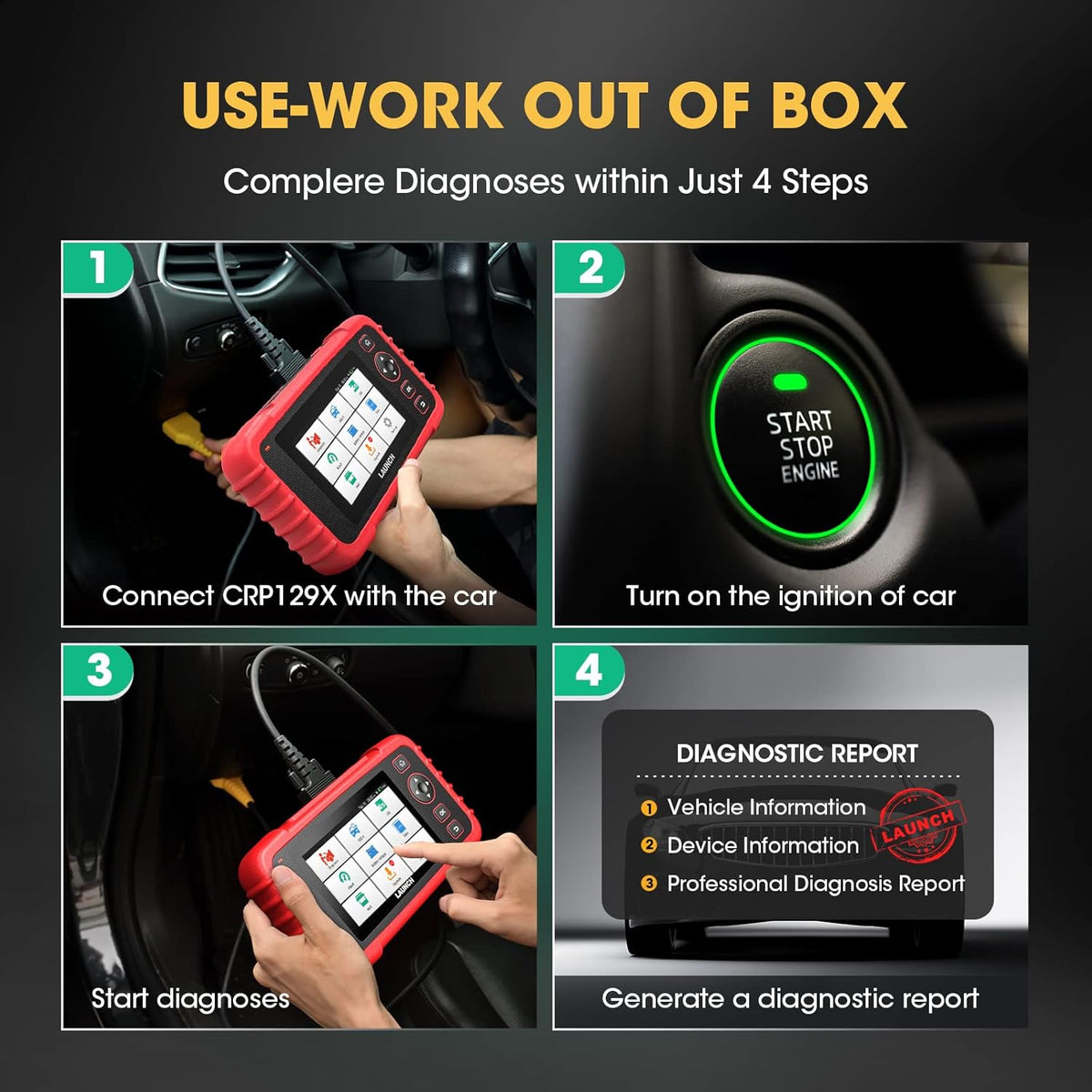 OBD2 Scanner with 8 Reset Functions C5637