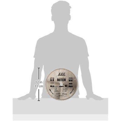 Heavy Duty Miter Saw Blade 12-Inch x 4 Bore L43458