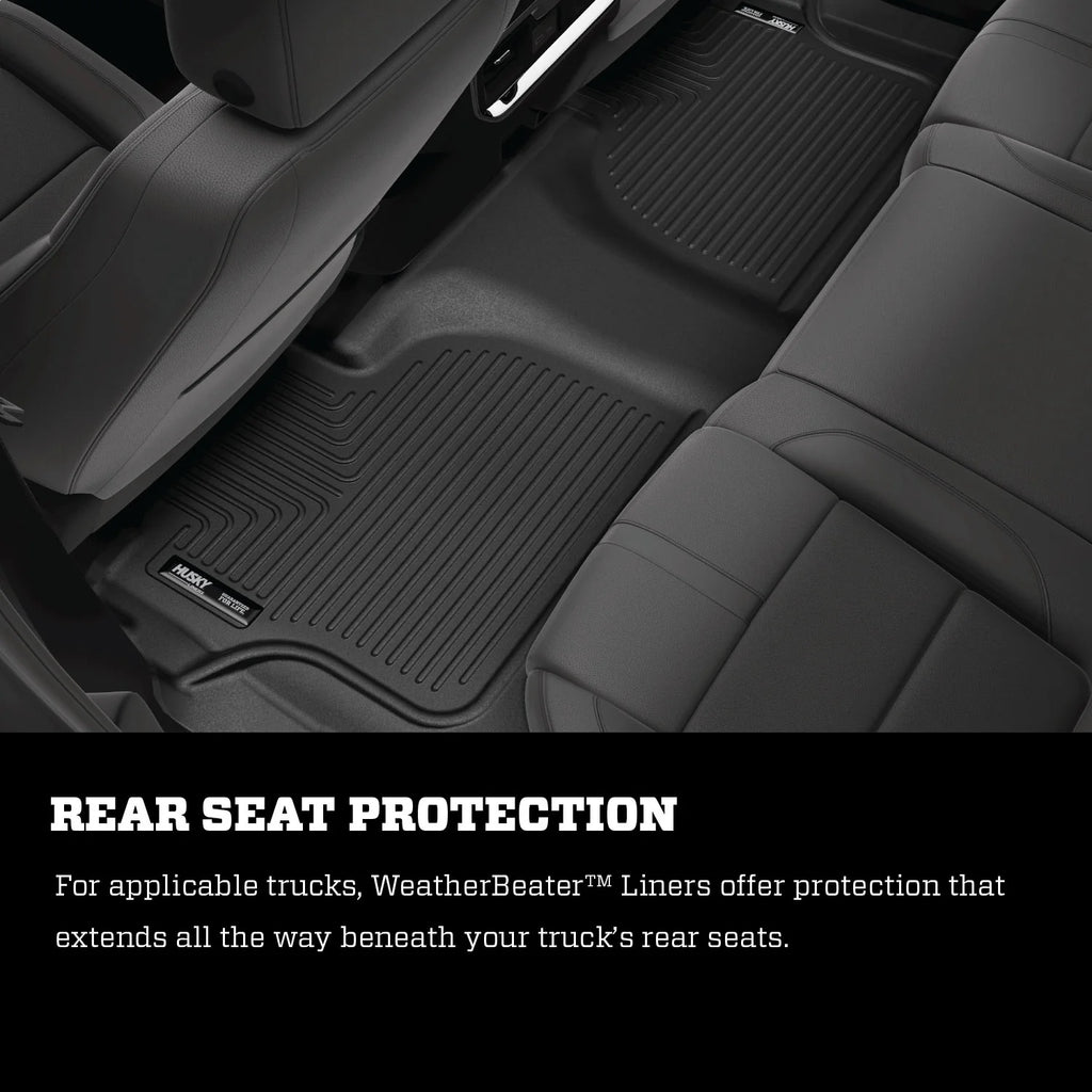 Black Front Row Floor Liners C1084
