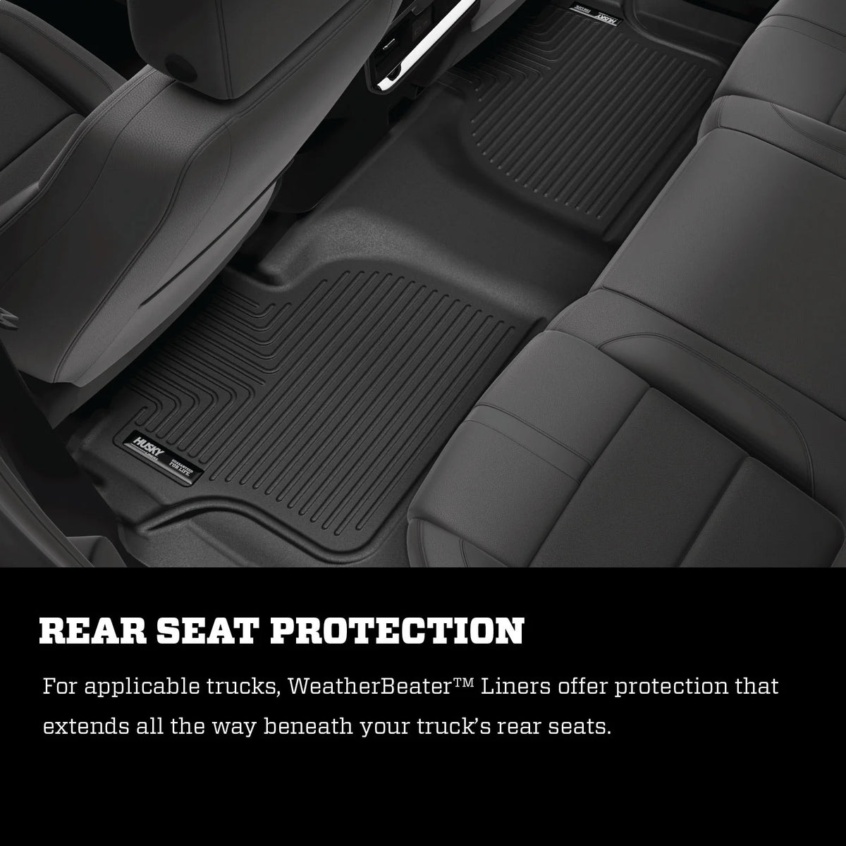Black Front Row Floor Liners C1084