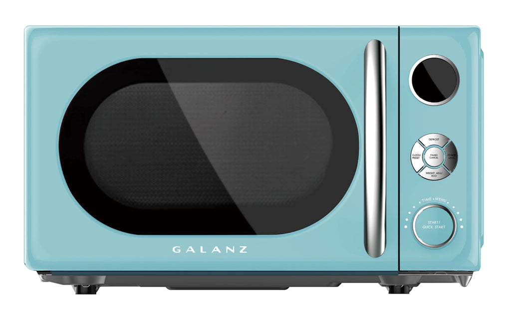 0.7 Cu ft 700 Watts Blue Retro Countertop Microwave Oven M12869