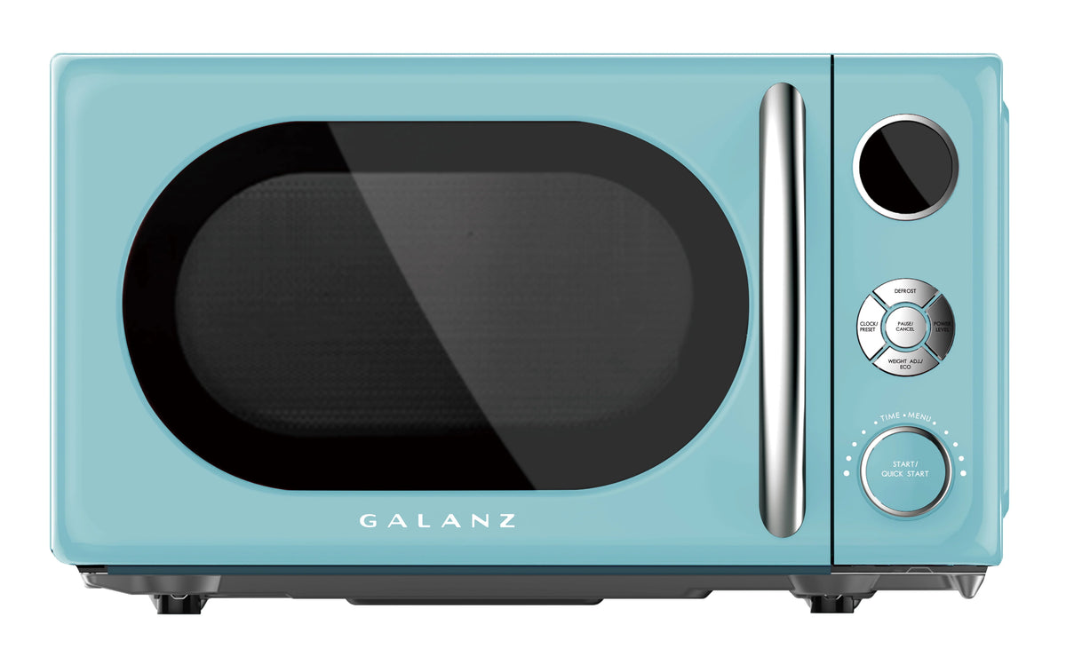 0.7 Cu ft 700 Watts Blue Retro Countertop Microwave Oven M12869
