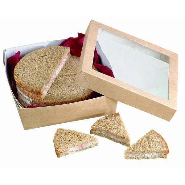 12 oz. Small Kray Box with Window Base & Lid Pack of 250 M85157