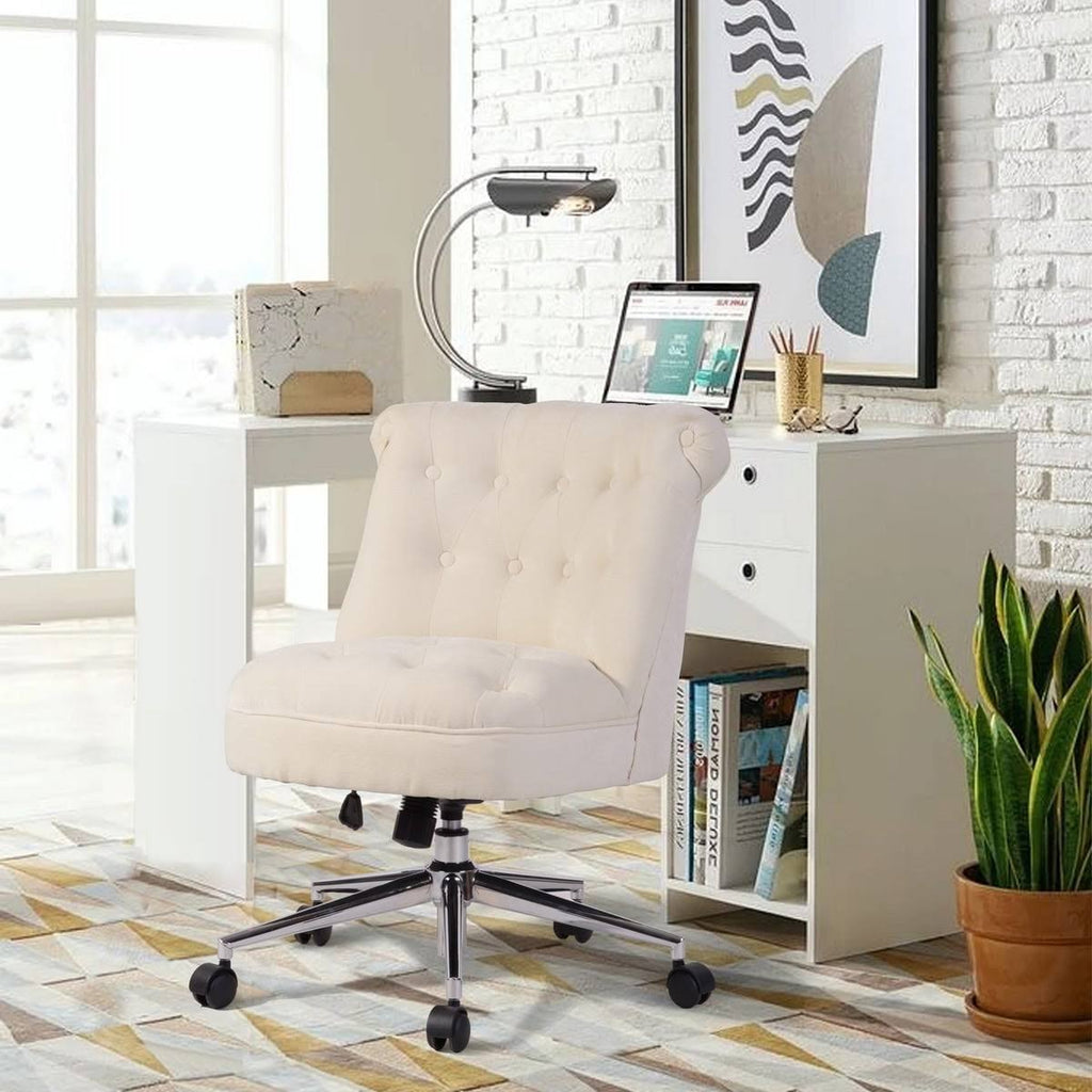 Blue Velvet Upholstered Task Chair K40481