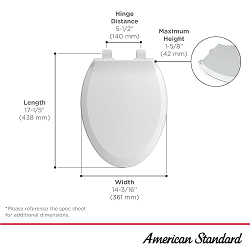 White Slow Elongated Closed Front Toilet Seat Z3568