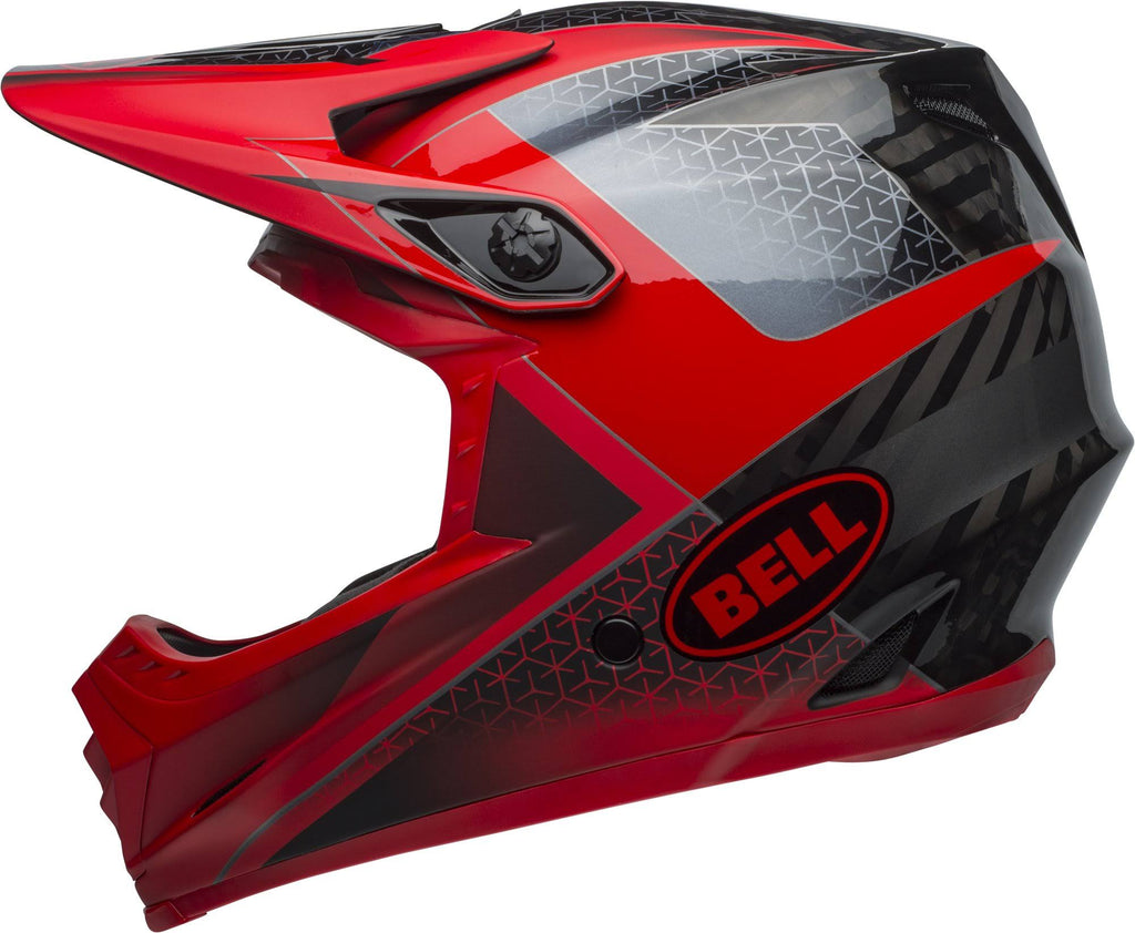 Matte Black/White Full-9 Helmet B678