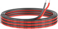 8 Gauge Silicone 2 Conductor Parallel Cable, 33ft, Red Black G885