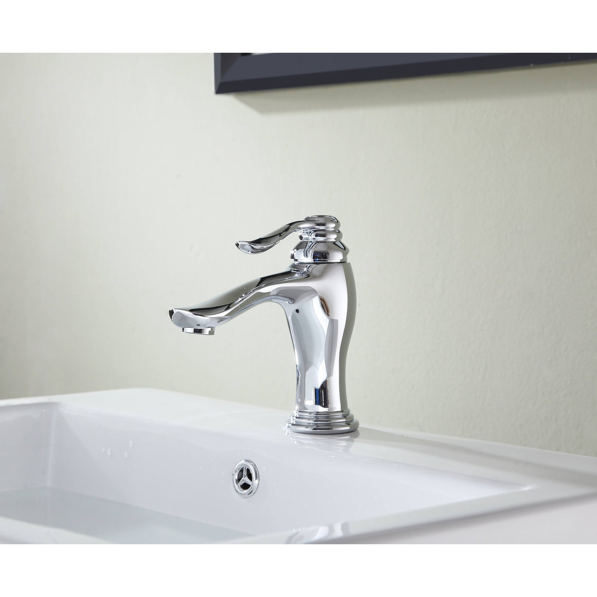 Brushed Nickel Single Hole Single Handle Bathroom Faucet Z713