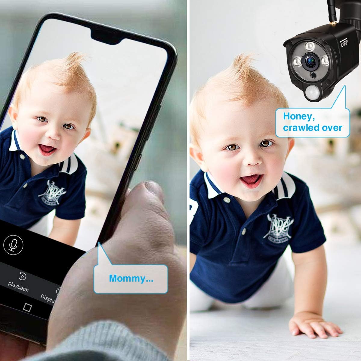 8CH 5MP Wireless Security Camera System with 2TB HDD and 8PCS 3MP Outdoor Bullet Cameras K9185