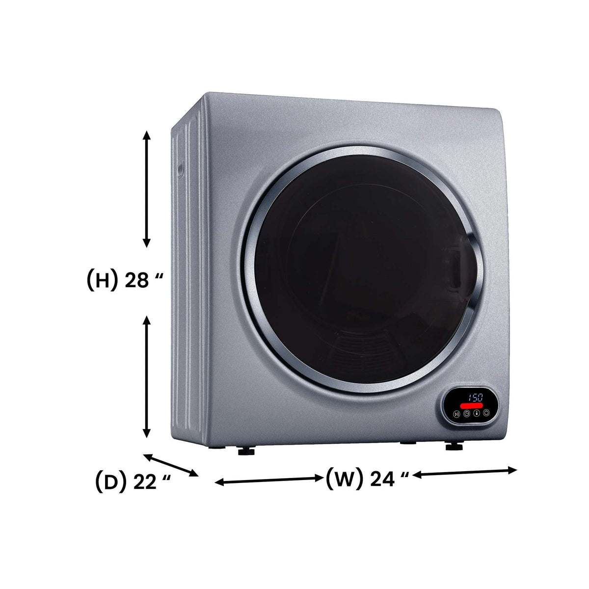 Silver Compact Short Dryer Z5649