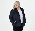 Indigo Plaid Cardi B6197