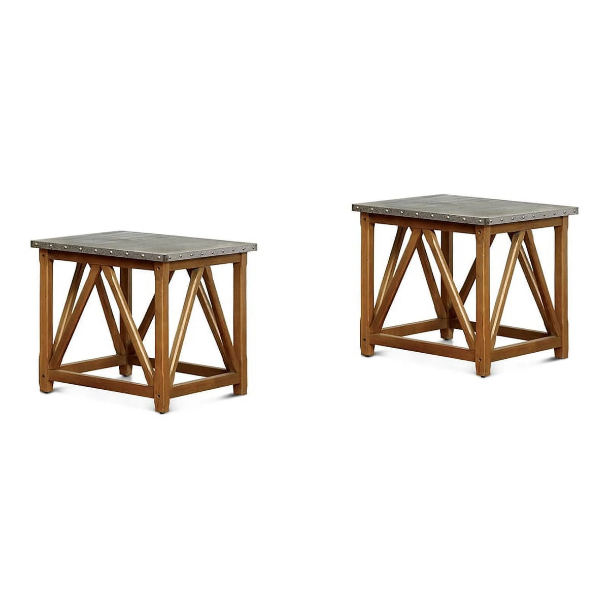 Set of 2 Industrial End Table R63137