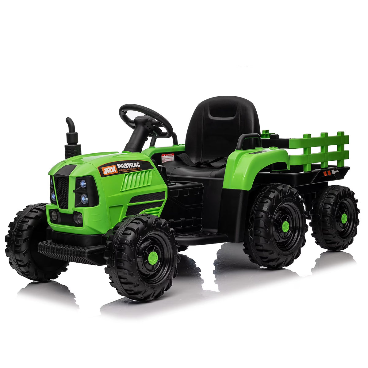 12V Ride-On Tractor with Trailer with Remote Control Q9526