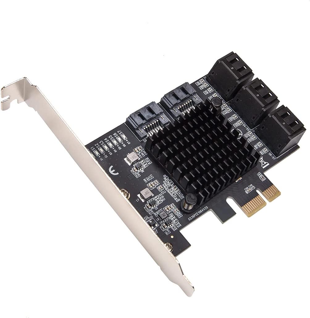 6 Port SATA III to PCIe 3.0 x1 Non-RAID Expansion Card U2705