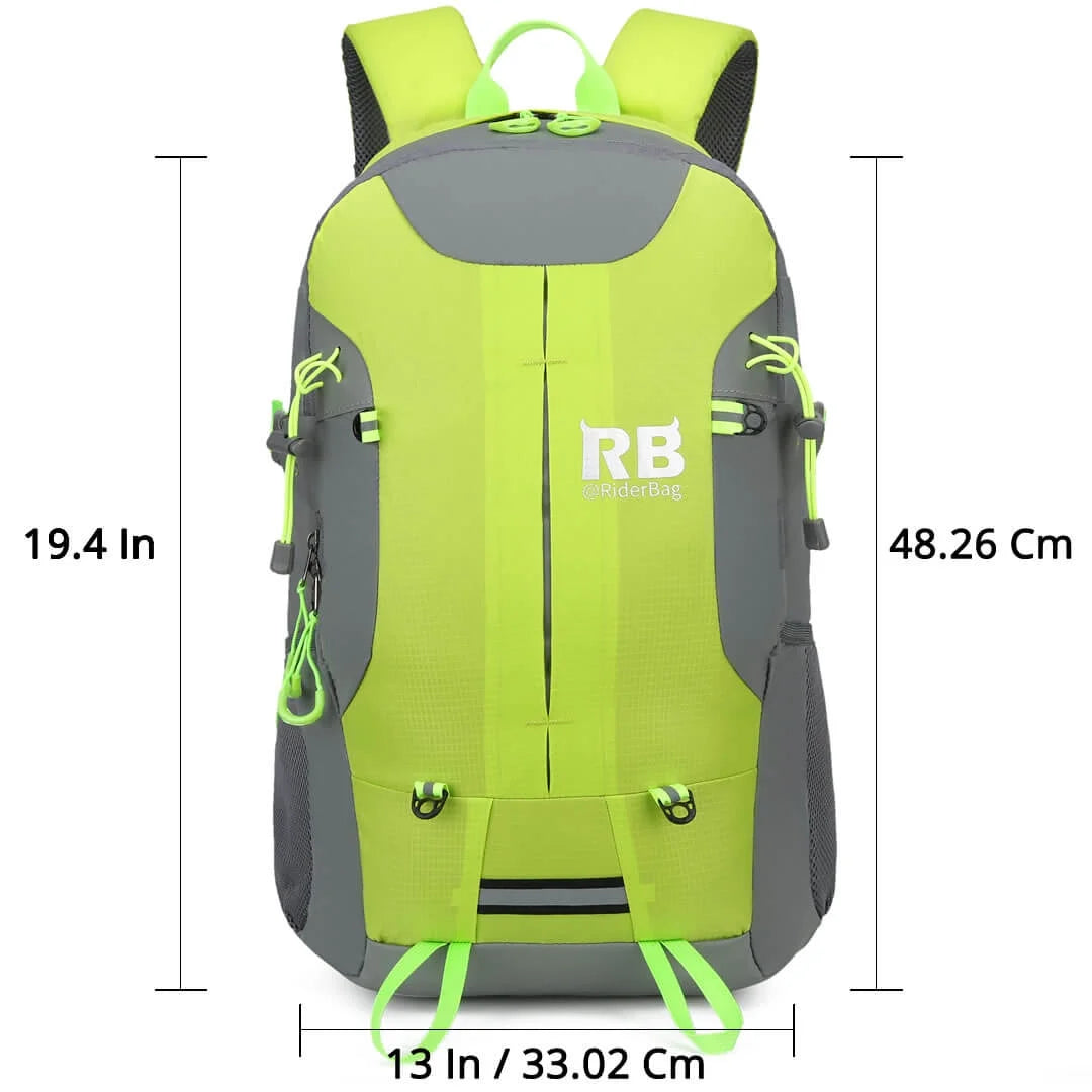 Hi Vis Green Reflective Bike Backpack Q150