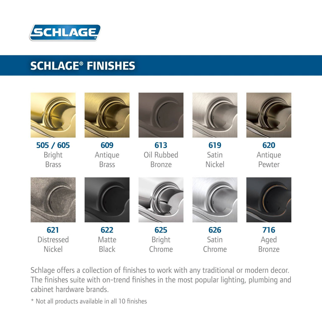 Satin Nickel Dummy Exterior Handleset U847