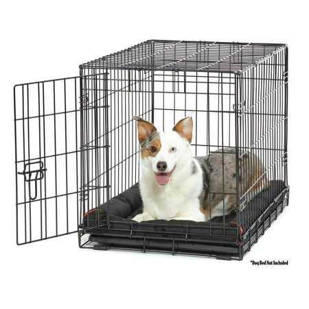 Folding Metal Wire Dog Crate with Divider and Tray M364