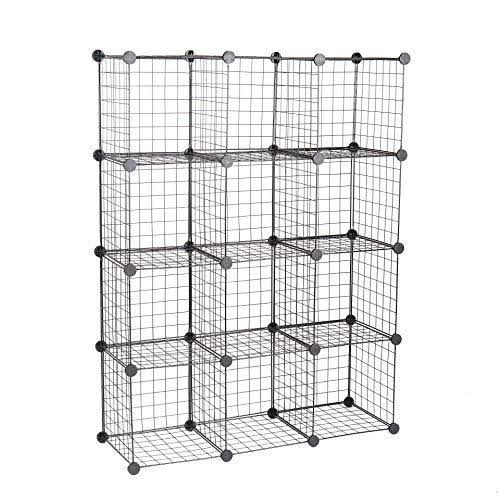 12 Cube Wire Storage Organizer J14029