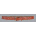 Tan Brass Fancy Stitch Lined Belt O571269